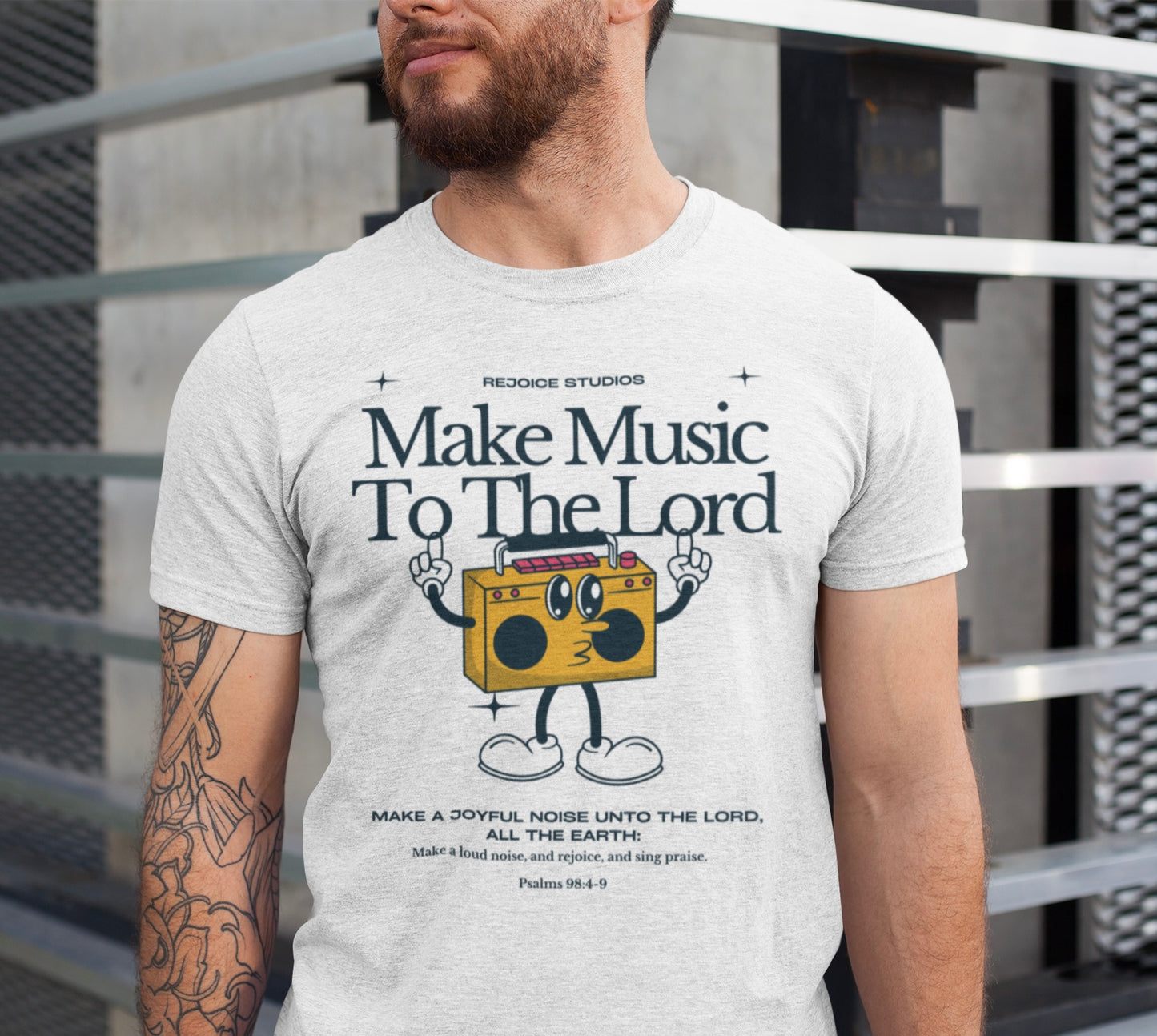 Make Music To The Lord - Unisex Crewneck T-shirt