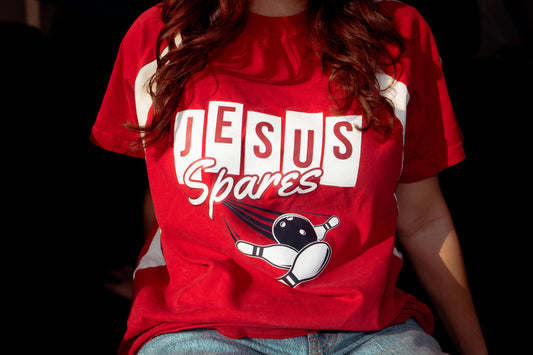 Bowling Tee - Jesus Spares